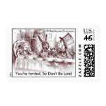 Postage for Mad Hatter Shower Invitations