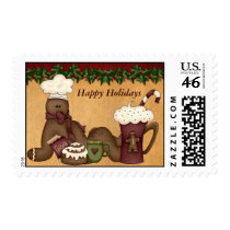 Postage-Gingerbread Christmas postage