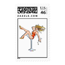 Postage - Girl in a Martini Glass, Olivia