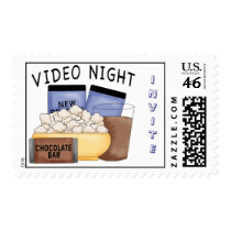 Postage-Invitation for Video Night-Birthday-Party postage by forbes1954 Postage-Invitation for Video Night-Birthday-Party postage