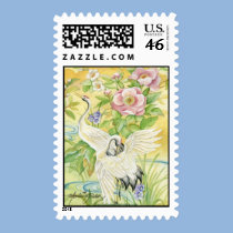 Postage M v cranes, handprintsonmyheart.com stamps