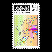 Postage - Maxxed Pop Art stamps