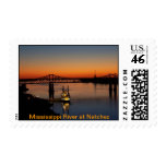 Postage Mississippi River at Natchez