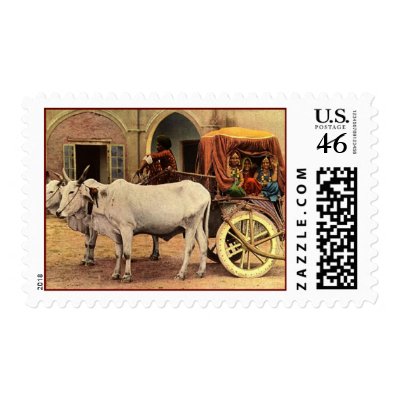 Postage-Old India Village by forbes1954