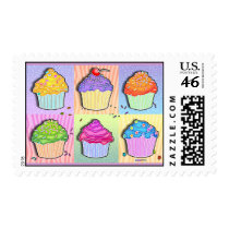 Postage - Pop Art Cupcakes