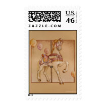Postage - Purple Pony Carousel