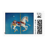 Postage - Red, White &amp; Blue Carousel Horse