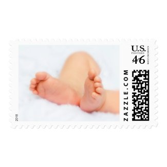 Postage stamp: Baby feet stamp