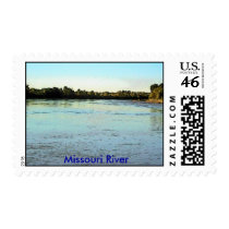 Postage stamp / Missouri river by blue56cat Postage stamp / Missouri river