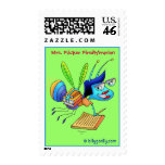 Postage Stamp_Mrs. Flicker Fireflybrarian stamps