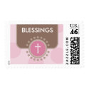 POSTAGE STAMP :: polka dot - pink 2 by edgeplus POSTAGE STAMP :: polka dot - pink 2