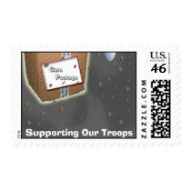 Postage Stamp- Supporting Our Troops by AICAIC Postage Stamp- Supporting Our Troops
