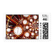 Postage Stamp: Time Flies