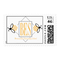 Postage Stamp with Double B logo