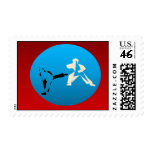 Postage stamps karate