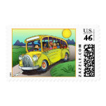 POSTAGE STAMPS SCHOOL BUS DRIVER & STUDENTS