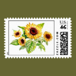 Postage, Sunflower Bouquet stamps