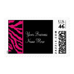 Postage Template **Bold Pink Zebra
