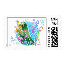 Postage -  Under the Sea Pop Art