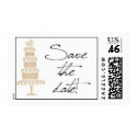 Postage - Wedding - Save the Date - Cake postage