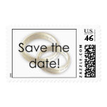 Postage - Wedding - Save the Date - Gold Rings