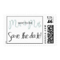 Postage - Wedding - Save the Date - Mr. & Mrs. postage