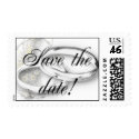 Postage - Wedding - Save the Date - Silver Rings postage