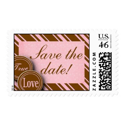 Postage - Wedding - Save the Date - True Love by necessitees