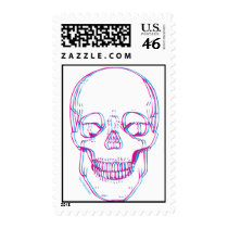 Postage Your Way with Blue Skull stamps