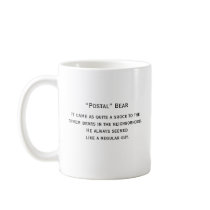 Postal Bear mugs by SuicidalTeddyBears Postal Bear mugs