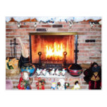 Postal de la CHIMENEA del NAVIDAD