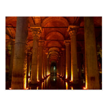 Postal de la cisterna de la basílica