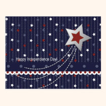 Postal de las barras y estrellas tarjetas postales