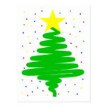 Postal del árbol de navidad