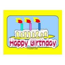Postal del feliz cumpleaños tarjetas postales