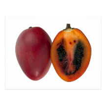 Postal exótica de los Tamarillos de la fruta