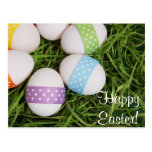 Postal feliz de los huevos de Pascua