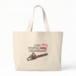 Postal For Chainsaws Tote Bag