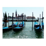 Postal - góndolas en los RICOS de San Marco CLR