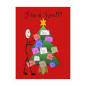Postal Letter Carrier Thank You Cards postcards