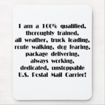 Postal Mousepad by occupationtshirts Postal Mousepad
