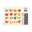 Postal Square 17 Valentine Hearts ... - Customized postage by lillyarts Postal Square 17 Valentine Hearts ... - Customized postage