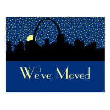 Postal St. Louis de la dirección del horizonte de 