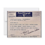Postal Telegraph Custom Invite
