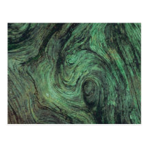 Postal verde del árbol