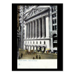Postal vieja - bolsa de acción, New York City