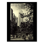 Postal vieja - New York City, estado Buildin del i
