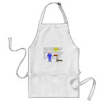Postal Worker Missing The Dogs-Story Art aprons