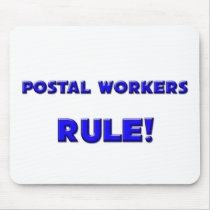 Postal Workers Rule! mousepads by professions Postal Workers Rule! mousepads