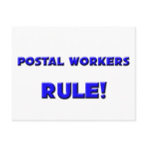 Postal Workers Rule! postcards by professions Postal Workers Rule! postcards